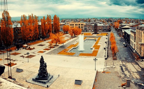 Площадь в Гюмри