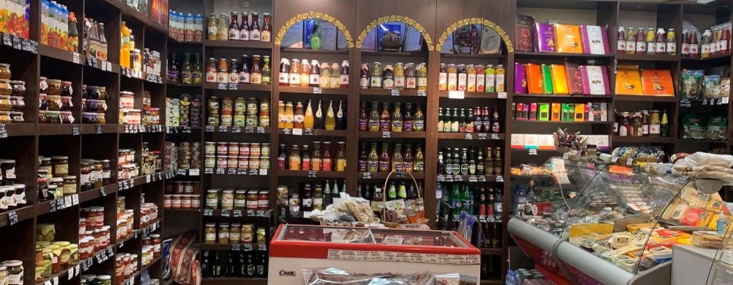Фон магазина продукты из Армении Фон магазина продукты из Армении в Москве